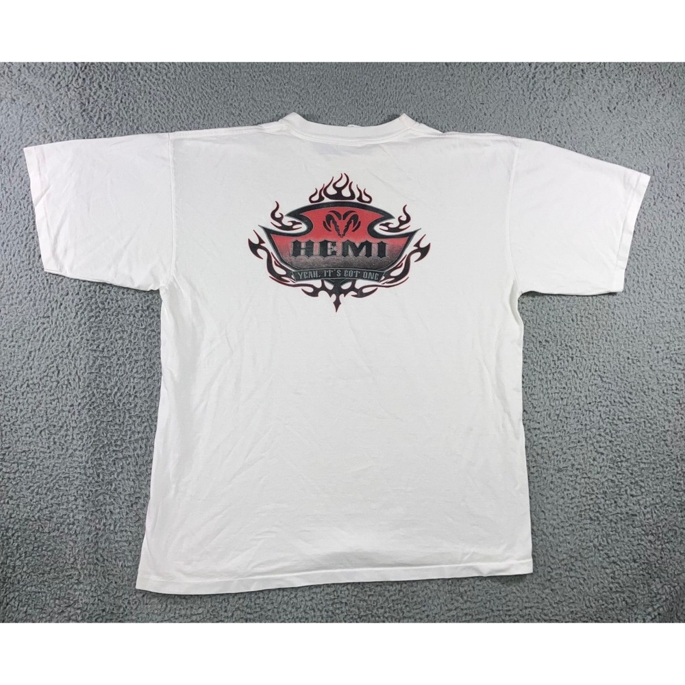 VTG Alore T-Shirt Men XL y2k Hemi Flame Graphic Made in USA 90S Streetwear Biker